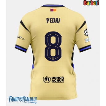 Barcelona Pedri Gonzalez #8 Tricou Fotbal Replică 2025-26 Barbati Deplasare